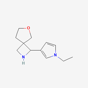 1-(1-Ethyl-1H-pyrrol-3-yl)-6-oxa-2-azaspiro[3.4]octane