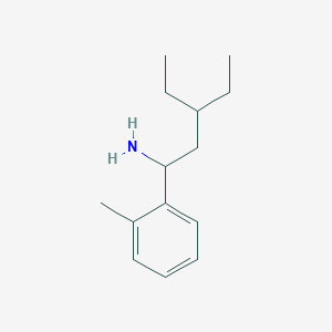 3-Ethyl-1-(2-methylphenyl)pentan-1-amine