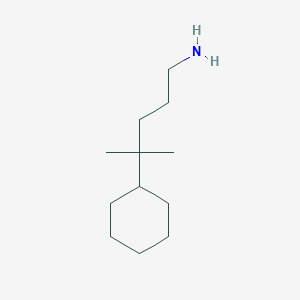 4-Cyclohexyl-4-methylpentan-1-amine