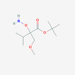 tert-Butyl 2-(aminooxy)-2-(methoxymethyl)-3-methylbutanoate