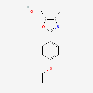 [2-(4-Ethoxyphenyl)-4-methyl-1,3-oxazol-5-yl]methanol