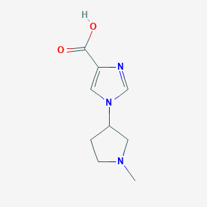 1-(1-Methylpyrrolidin-3-yl)-1H-imidazole-4-carboxylic acid