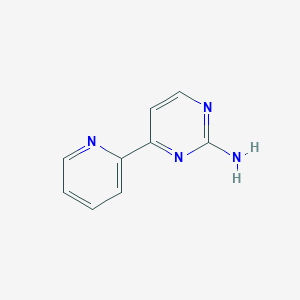 B132134 4-(Pyridin-2-yl)pyrimidin-2-amine CAS No. 66521-65-1