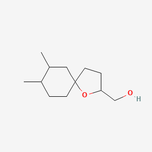 {7,8-Dimethyl-1-oxaspiro[4.5]decan-2-yl}methanol