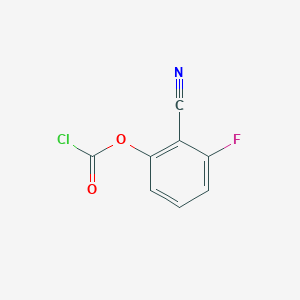 2-Cyano-3-fluorophenyl chloroformate