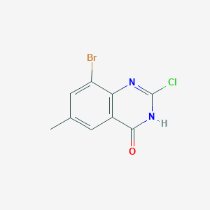 8-Bromo-2-chloro-6-methylquinazolin-4-ol