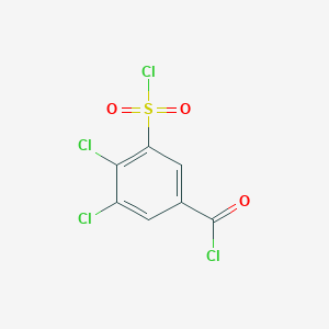 3,4-Dichloro-5-(chlorosulfonyl)benzoyl chloride