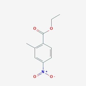 molecular formula C10H11NO4 B1321354 2-甲基-4-硝基苯甲酸乙酯 CAS No. 62621-10-7