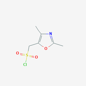 (Dimethyl-1,3-oxazol-5-yl)methanesulfonyl chloride