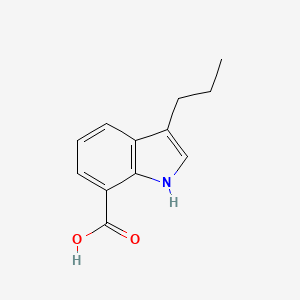 3-Propyl-1H-indole-7-carboxylicacid