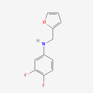 3,4-difluoro-N-(furan-2-ylmethyl)aniline