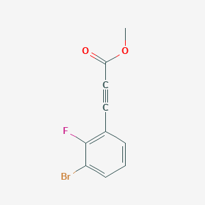 Methyl 3-(3-bromo-2-fluorophenyl)prop-2-ynoate