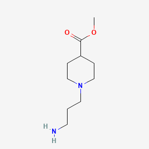 Methyl 1-(3-aminopropyl)piperidine-4-carboxylate