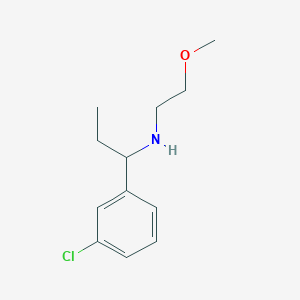 [1-(3-Chlorophenyl)propyl](2-methoxyethyl)amine