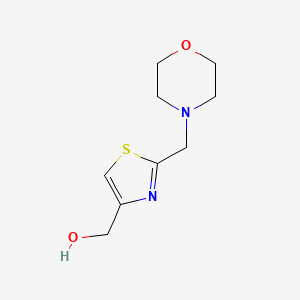 {2-[(Morpholin-4-yl)methyl]-1,3-thiazol-4-yl}methanol