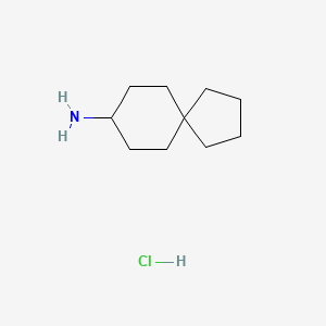 B1321383 Spiro[4.5]decan-8-amine hydrochloride CAS No. 3643-12-7