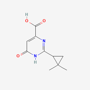 2-(2,2-dimethylcyclopropyl)-6-oxo-1H-pyrimidine-4-carboxylic acid