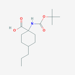 1-{[(Tert-butoxy)carbonyl]amino}-4-propylcyclohexane-1-carboxylic acid