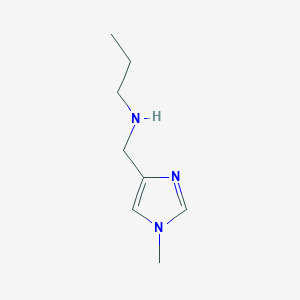 [(1-Methyl-1H-imidazol-4-yl)methyl](propyl)amine