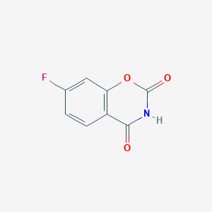 molecular formula C8H4FNO3 B13213873 7-Fluoro-3,4-dihydro-2H-1,3-benzoxazine-2,4-dione 