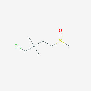 1-Chloro-4-methanesulfinyl-2,2-dimethylbutane