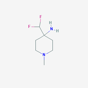 4-(Difluoromethyl)-1-methylpiperidin-4-amine