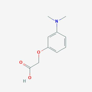 B1321399 2-(3-(Dimethylamino)phenoxy)acetic acid CAS No. 150188-64-0