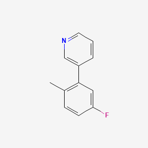 3-(5-Fluoro-2-methylphenyl)pyridine