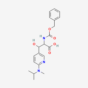 2-{[(Benzyloxy)carbonyl]amino}-3-hydroxy-3-{6-[methyl(propan-2-yl)amino]pyridin-3-yl}propanoic acid