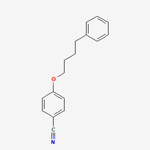 molecular formula C17H17NO B1321408 4-(4-苯基丁氧基)苯甲腈 CAS No. 138631-41-1
