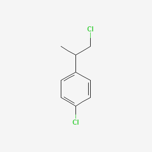 molecular formula C9H10Cl2 B13214093 1-Chloro-4-(1-chloropropan-2-yl)benzene 