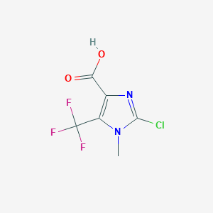 2-Chloro-1-methyl-5-(trifluoromethyl)-1H-imidazole-4-carboxylic acid