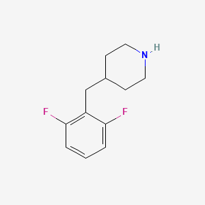 4-[(2,6-Difluorophenyl)methyl]piperidine