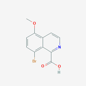 8-Bromo-5-methoxyisoquinoline-1-carboxylic acid