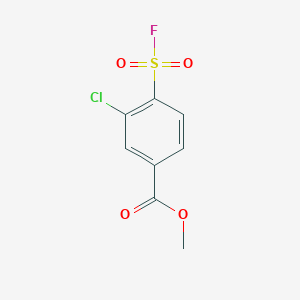 Methyl 3-chloro-4-(fluorosulfonyl)benzoate