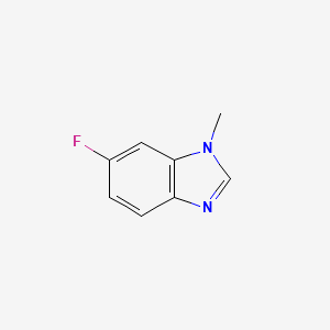 molecular formula C8H7FN2 B1321419 6-Fluoro-1-methyl-1H-benzo[d]imidazole CAS No. 1187385-86-9