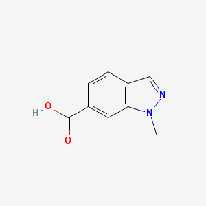 molecular formula C9H8N2O2 B1321420 1-Methyl-1H-indazole-6-carboxylic acid CAS No. 1031417-77-2