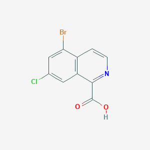 5-Bromo-7-chloroisoquinoline-1-carboxylic acid