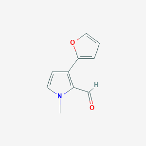 3-(Furan-2-yl)-1-methyl-1H-pyrrole-2-carbaldehyde