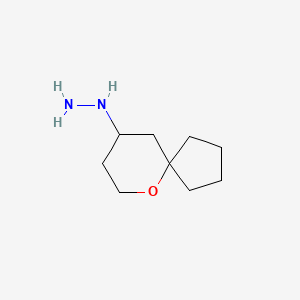 {6-Oxaspiro[4.5]decan-9-yl}hydrazine