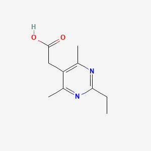 2-(2-Ethyl-4,6-dimethylpyrimidin-5-yl)acetic acid