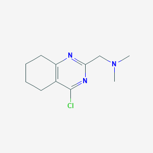 [(4-Chloro-5,6,7,8-tetrahydroquinazolin-2-YL)methyl]dimethylamine