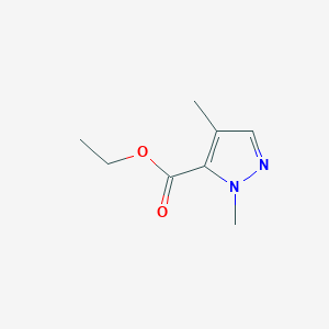 molecular formula C8H12N2O2 B1321430 Ethyl 1,4-dimethyl-1H-pyrazole-5-carboxylate CAS No. 68809-64-3