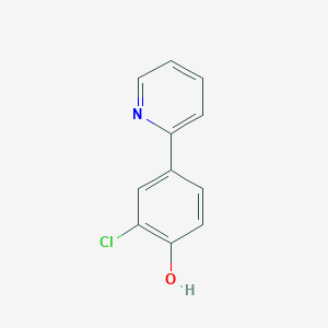 2-Chloro-4-(pyridin-2-YL)phenol