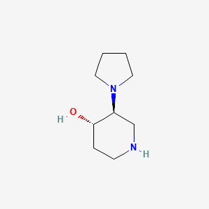 (3S,4S)-3-(Pyrrolidin-1-yl)piperidin-4-ol