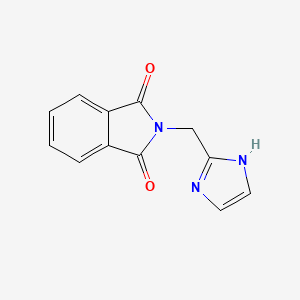 molecular formula C12H9N3O2 B1321433 2-(1H-咪唑-2-基甲基)-1H-异吲哚-1,3(2H)-二酮 CAS No. 760130-59-4