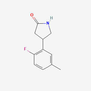 4-(2-Fluoro-5-methylphenyl)pyrrolidin-2-one