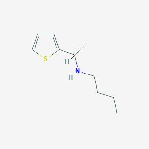 Butyl[1-(thiophen-2-YL)ethyl]amine