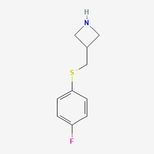 3-{[(4-Fluorophenyl)sulfanyl]methyl}azetidine