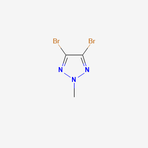 molecular formula C3H3Br2N3 B1321444 4,5-Dibromo-2-methyl-2H-1,2,3-triazole CAS No. 28938-17-2
